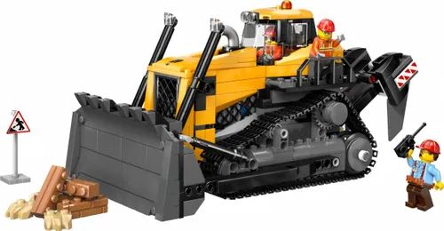 LEGO Klocki City 60466 Żółty buldożer z ładowarką
