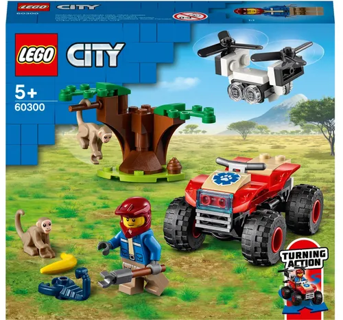 LEGO City Quad ratowników dzikich zwierząt 60300