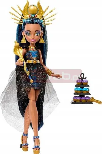 MONSTER BALL LALKA MONSTER HIGH CLEO DE NILE lalka w imprezowym stroju HNF70