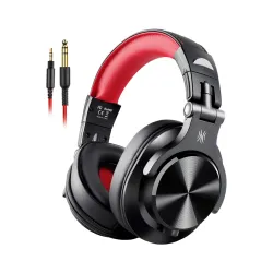 Słuchawki przewodowe Oneodio A71 Nauszne Czarno-czerwony