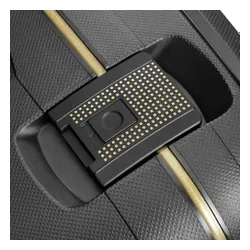 Walizka duża Samsonite S'Cure DLX - black / gold deluscious