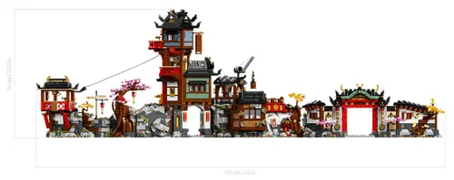LEGO 71861 NINJAGO Stare miasto — 15-lecie