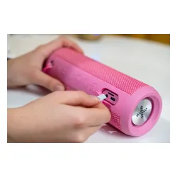 Głośnik mobilny XMUSIC BTS650P Radio FM Różowy