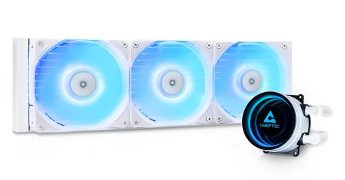 Chłodzenie Chieftec Iceberg 360 RGB Biały