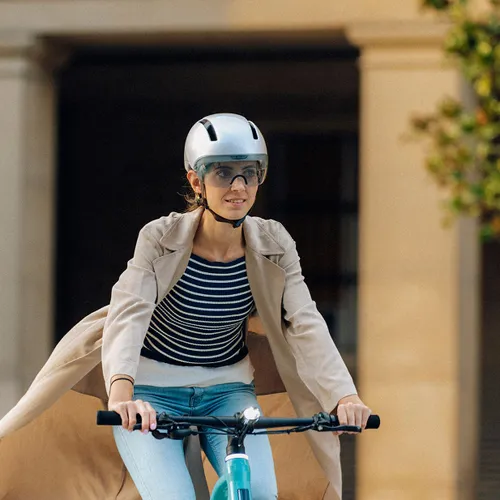 Kask rowerowy HJC Calido Plus pearl white/grey