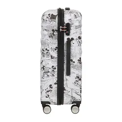 Средний чемодан American Tourister Wavebreaker Disney - Minnie comics white