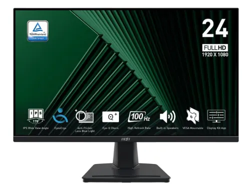 Monitor MSI PRO MP245G 24" Full HD IPS 100Hz 1ms MPRT