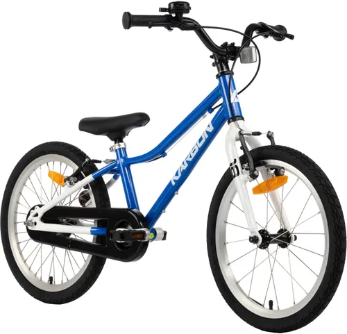 Rower dziecięcy KARBON Superlight Automatic 18 cali dla chłopca Niebieski