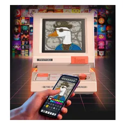 Głośnik mobilny DIVOOM MiniToo Retro Pixel Biały