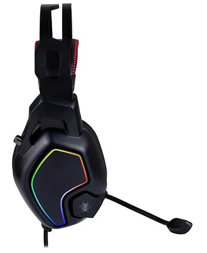 Słuchawki przewodowe z mikrofonem Tracer GameZone Raptor V2 RGB Nauszne Czarny