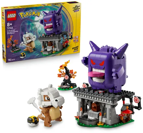 LEGO 72166 Pokémon SMART Play Cubone i Gengar — upiorne starcie