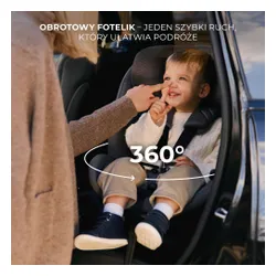 Fotelik samochodowy KINDERKRAFT Xrider 2 I-size 40-150 cm (0-21 kg) Szary