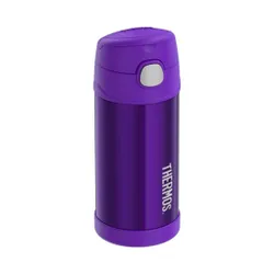 FUNtainer termos dziecięcy ze słomką 355 ml Thermos - purple