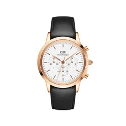 Часы Daniel Wellington Iconic Chronograph Dw00100646 Gold / Black