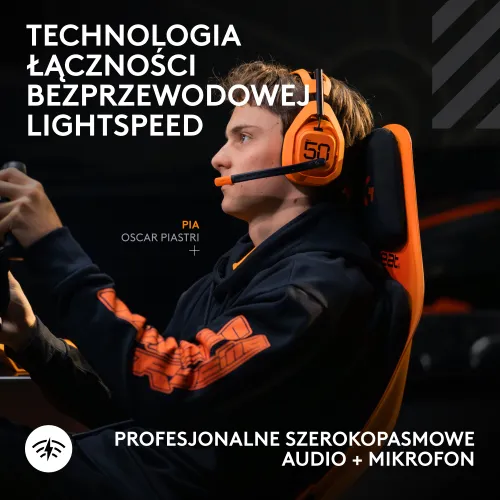 Słuchawki LOGITECH A50X McLaren Racing Edition Bezprzewodowe, Nauszne