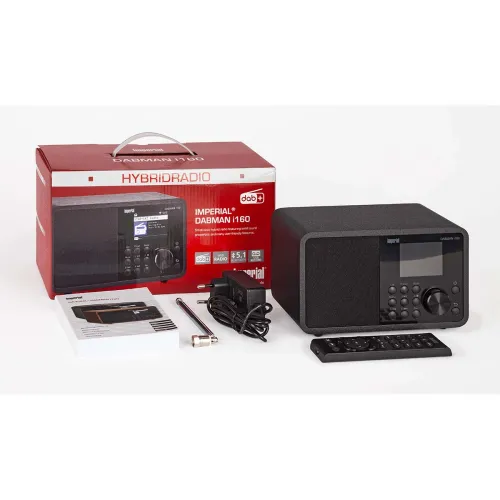 Radioodbiornik Imperial DABMAN i160 Radio FM DAB+ Internetowe Wi-Fi Bluetooth Czarny