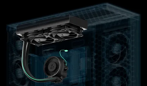 Chłodzenie wodne ARCTIC Liquid Freezer III Pro 240 Czarny