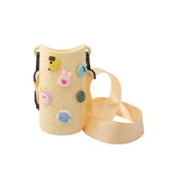 Etui z paskiem na butelkę Asobu Bestie Sling - yellow