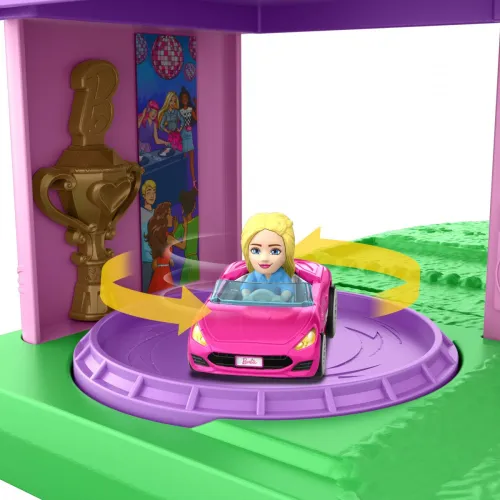 Hot Wheels Tor wyścigowy Racer Verse Barbie Spiral Race