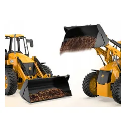 Zdalnie sterowany samochód COIL auto RC pilot koparka JCB pojazd metal żółta