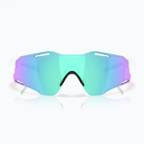 Okulary przeciwsłoneczne Oakley Cybr Zero polished white/prizm sapphire