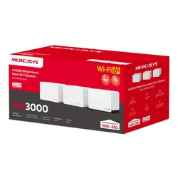 Router MERCUSYS Halo H85X 2.4 / 5 GHz (DualBand), Wi-Fi Mesh (3 szt.)
