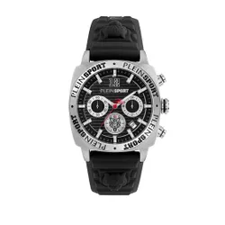 Plein Sport Wildcat PSGBA0623 Black Guilloché Saati