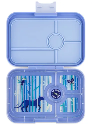 Lunchbox pojemnik na śniadanie XL Yumbox Tapas 4 - hazy blue / panther