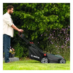 Kosiarka akumulatorowa BOSCH Rotak 18V2-43 06008B9L02 43 cm, 4 Ah, 18V kosz 50L, 2 akumulatory 4 Ah