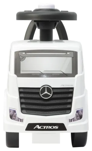 Jeździk Pchacz Autko Dla Dziecka Samochód Mercedes Actros 3316Ta Biały