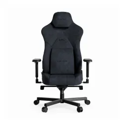 Fotel Hator Arc 3 Velour XL Gamingowy do 180kg Tkanina Czarny