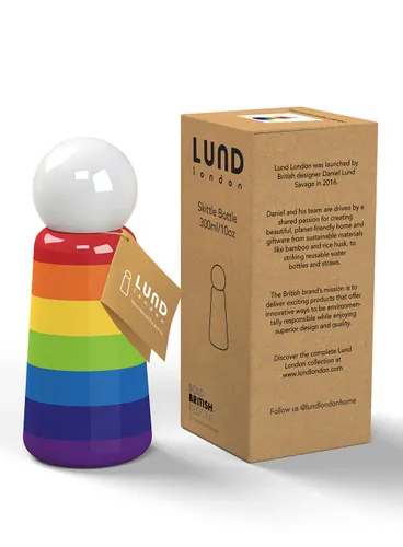 Butelka termiczna na wodę Lund London Skittle Mini 300 ml - rainbow