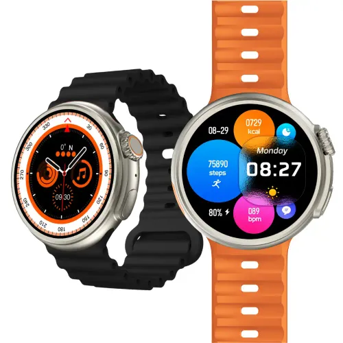 Smartwatch Yaxo OXNARD Titanium 51mm GPS Czarny