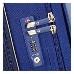 Walizka kabinowa poszerzana Samsonite Fuze Upright - cobalt blue