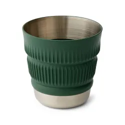 Kubek turystyczny Sea To Summit Detour Stainless Steel Collapsible 475 ml laurel wreath