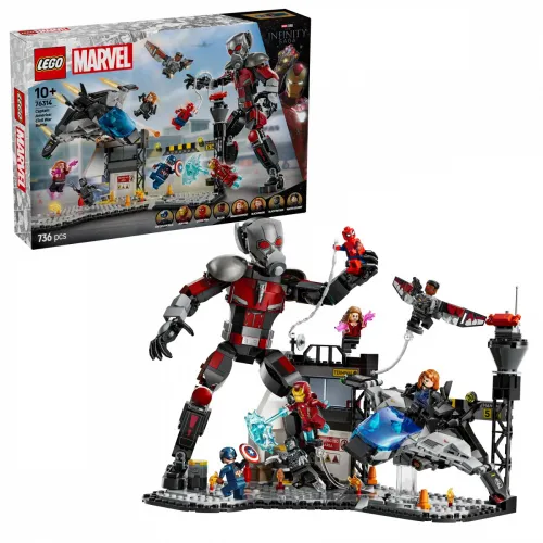 LEGO Super Heroes кирпичики 76314 Капитан Америка: Война героев - битва