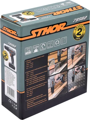 Wiertarko-wkrętarka STHOR 78982