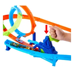 Tor Hot Wheels Stunt Tracks Rajdowy Cyklon JHK73