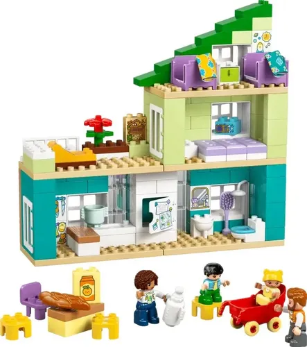 LEGO Duplo Town 10470 Nowoczesny dom rodzinny 3 w 1 z figurkami