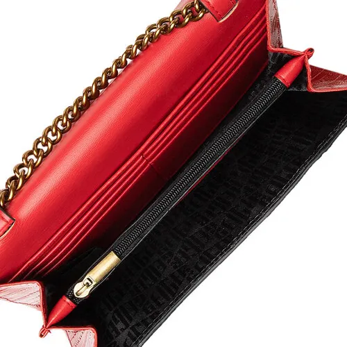 Kurt Geiger K Stripe Lanț Portofel 2548355309 Pieptene Roșu
