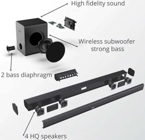 Soundbar AKAI ASB-6WSW