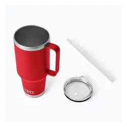 Kubek termiczny YETI Rambler Straw 1200 ml rescue red