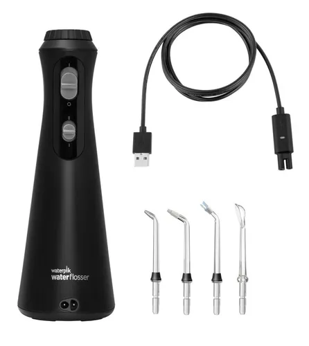 Irygator bezprzewodowy WATERPIK WP-492EU Czarny + 4 końcówki