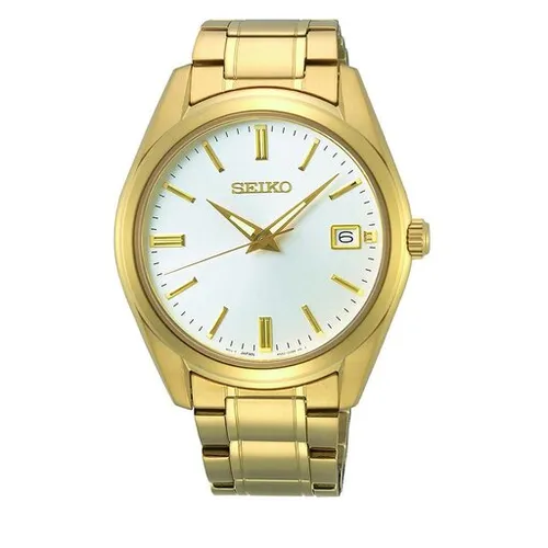 Seiko SUR314P1 Gümüş / Altın Saatler