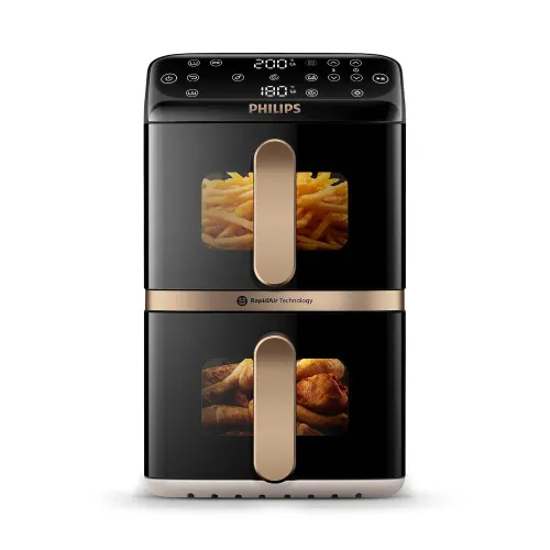 Air fryer Philips Ovi Dual Basket NA462/80 2750W 10l Aplikacja mobilna