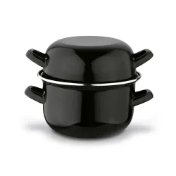 Garnek emaliowany do muli małż i owoców morza Tadar 2w1