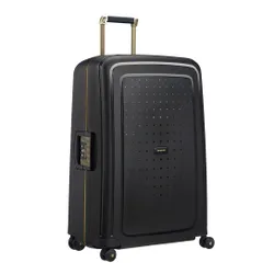 Большой чемодан Samsonite S'Cure DLX-black / Gold deluscious