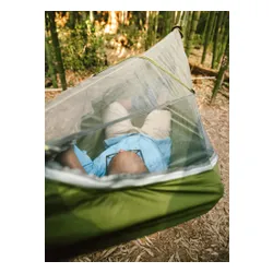 Hamak ENO JungleLink Hammock System - charcoal/evergreen