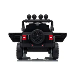 Auto Na Akumulator Jeep Rubicon 2X200W 24V Eva Skóra LED Pilot Radio MP3
