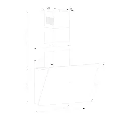 Okap Amica OKP9552SB Czarny